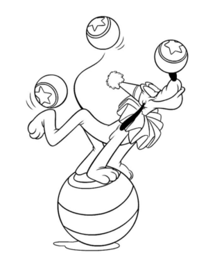 Disegno di Pluto da stampare e colorare 12
