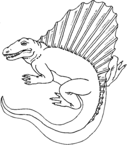 Disegno di Spinosauro da stampare e colorare 24