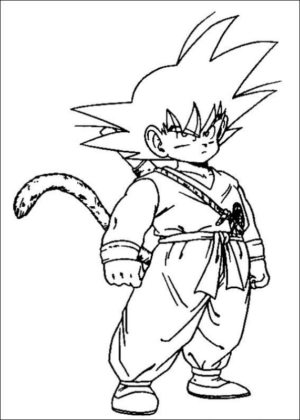 Disegno di Dragon Ball da stampare e colorare 73
