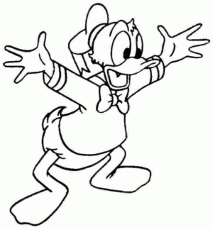 Disegno di Paperino da stampare e colorare 27