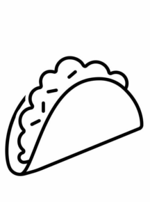 Disegno di fast food da stampare e colorare 46