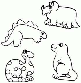 Disegno di Stegosauro da stampare e colorare
