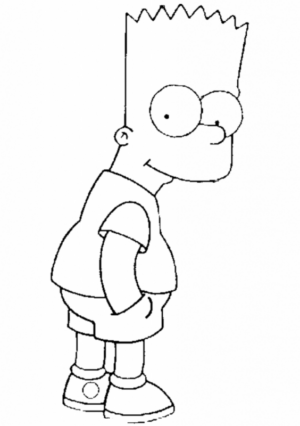 Disegno di I Simpson da stampare e colorare 39