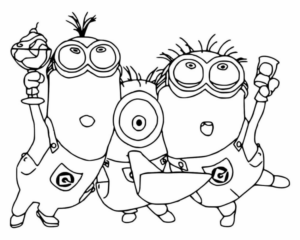 Disegno di Cattivissimo me – Minions da stampare e colorare 70