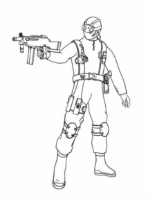 Disegno di soldato da stampare e colorare 49