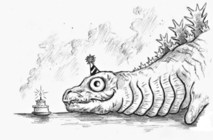Disegno di Godzilla da stampare e colorare 31