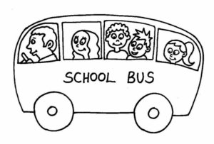 Disegno di scuolabus da stampare e colorare 5