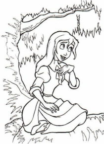 Disegno di Tarzan da stampare e colorare 13