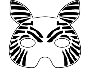 Disegno di maschera da stampare e colorare 45