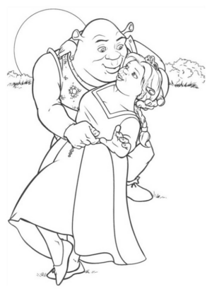 Disegno di Shrek da stampare e colorare 18