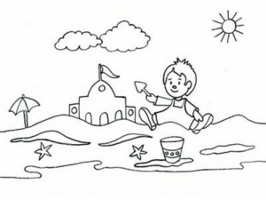 Disegno di mare da stampare e colorare 123
