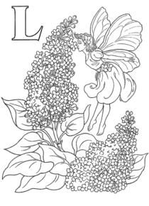 Disegno di fata da stampare e colorare 24