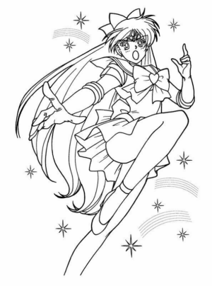 Disegno di Sailor Moon da stampare e colorare 34