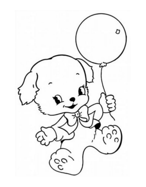 Disegno di palloncino da stampare e colorare 23