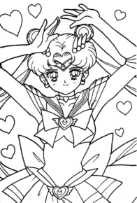 Disegno di Sailor Moon da stampare e colorare 1