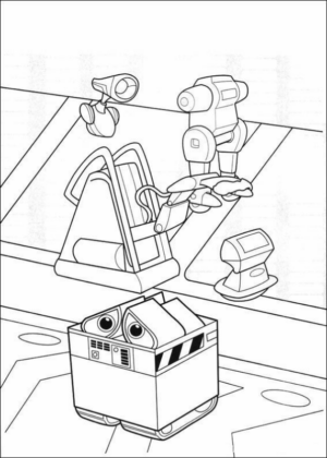 Disegno di Wall-E da stampare e colorare 14