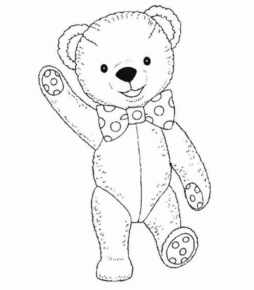 Disegno di orso da stampare e colorare 119