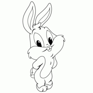 Disegno di Bugs Bunny da stampare e colorare 11