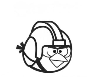 Disegno di Angry birds da stampare e colorare 4