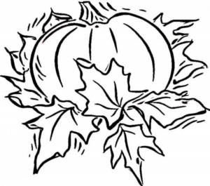 Disegno di zucca di Halloween da stampare e colorare 145