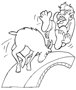 Disegno di capra da stampare e colorare 5