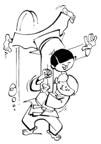 Disegno di judo da stampare e colorare