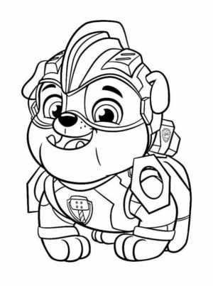 Disegno di Paw Patrol – Cane pompiere da stampare e colorare 64 Disegno di Paw Patrol – Cane pompiere da stampare e colorare 64