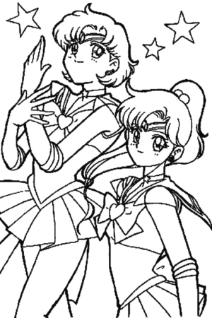 Disegno di Sailor Moon da stampare e colorare 4