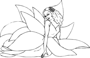 Disegno di fata da stampare e colorare 52