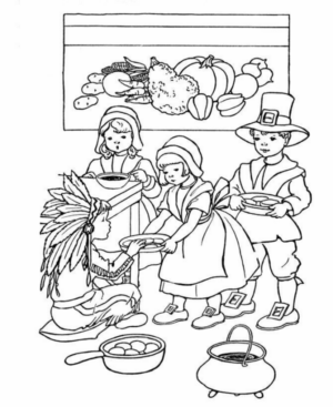 Disegno di Indiani d’America da stampare e colorare 80
