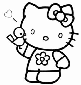 Disegno di Hello Kitty da stampare e colorare 67