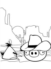 Disegno di Angry birds da stampare e colorare 69