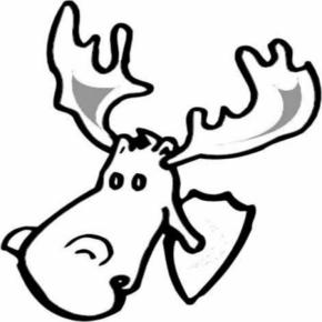 Disegno di alce da stampare e colorare 10