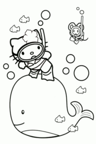 Disegno di Hello Kitty da stampare e colorare 29
