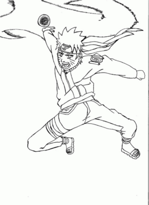 Disegno di Naruto da stampare e colorare 38