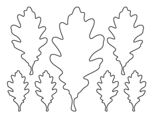 Disegno di foglia da stampare e colorare 106