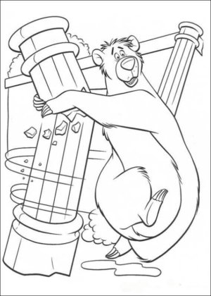 Disegno di Il libro della giungla da stampare e colorare 36