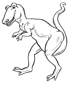 Disegno di Tirannosauro da stampare e colorare 61