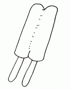 Disegno di gelato da stampare e colorare 48