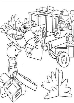 Disegno di Bob aggiustatutto da stampare e colorare 27