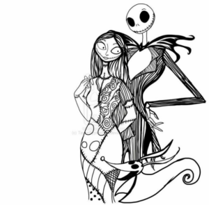 Disegno di Nightmare Before Christmas da stampare e colorare 3