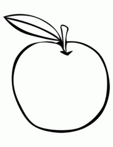 Disegno di arancia da stampare e colorare 2