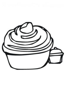 Disegno di dolce da stampare e colorare 67