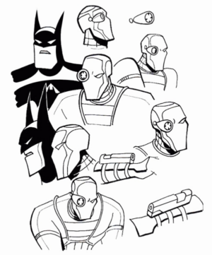 Disegno di Deadshot da stampare e colorare