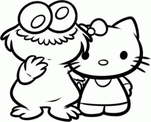 Disegno di Hello Kitty da stampare e colorare 163