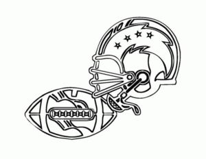 Disegno di football americano da stampare e colorare 97