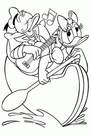 Disegno di Paperino da stampare e colorare 69
