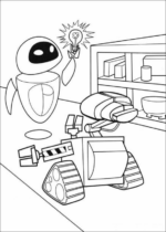 Disegni di Wall-E da colorare
