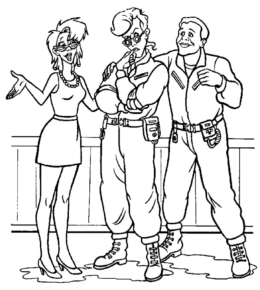 Disegno di Ghostbusters da stampare e colorare