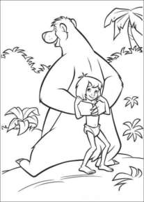Disegno di Il libro della giungla da stampare e colorare 64